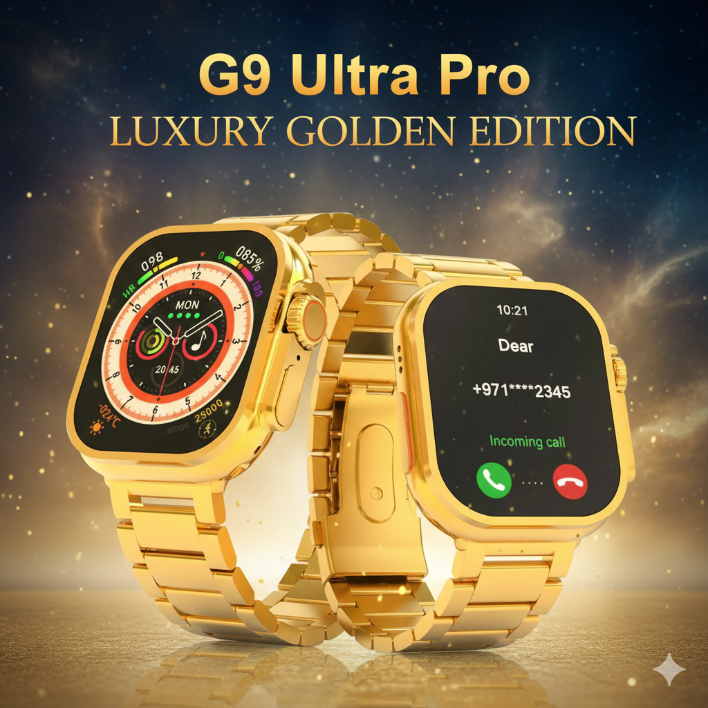 2025 c9 Ultra Pro Gold Smart Watch