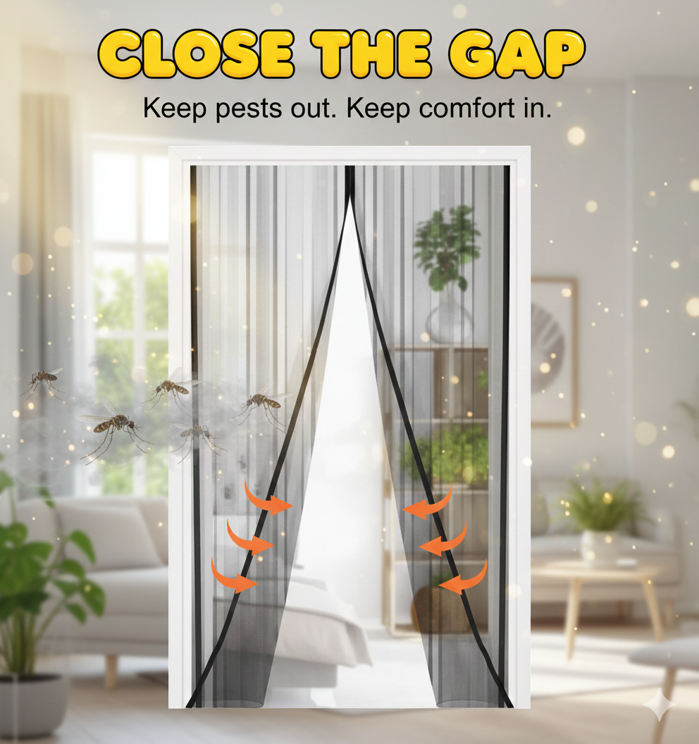Magnetic Fly Screen Door